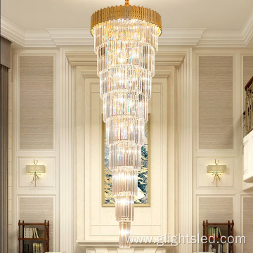 High quality Engineering lobby luxury k9 crystal chandelier